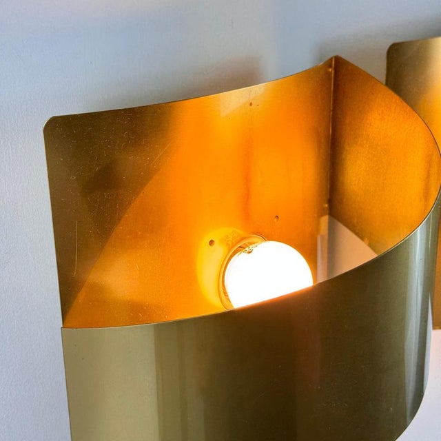 Metal Wall Lights by Peter Celsing for Falkenbergs Belysning, Sweden, 1960s, Set of 2 For Sale - Image 7 of 18