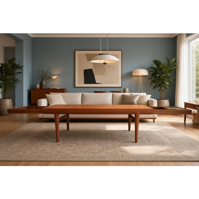 Teak Coffee Table with Drawers by Johannes Andersen for CFC Silkeborg, 1960s For Sale - Image 12 of 18
