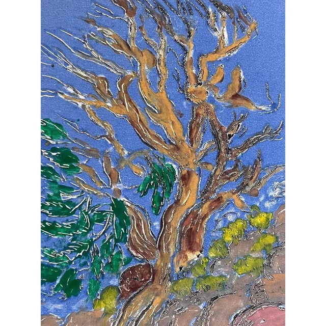 Mid 20th Century Vintage Arnold Grossman Monoprint - Ancient Bristlecone Pine Tree, C. 1970s For Sale - Image 5 of 8
