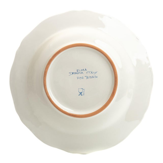 Traditional Pasta/Soup Bowl, Full Design, Antico Deruta For Sale - Image 3 of 5