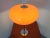 Italian Orange Plastic & Chrome Table Lamp, 1960s For Sale - Image 3 of 18