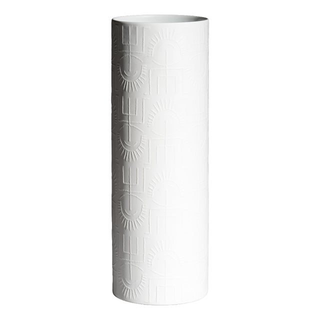 Bisque Porcelain Vase by Cuno Fischer for Rosenthal, 1967 For Sale