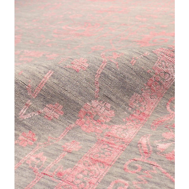 Pasargad Home Transitiona Beige Area Rug- 8'11" X 11' 9" For Sale - Image 4 of 5
