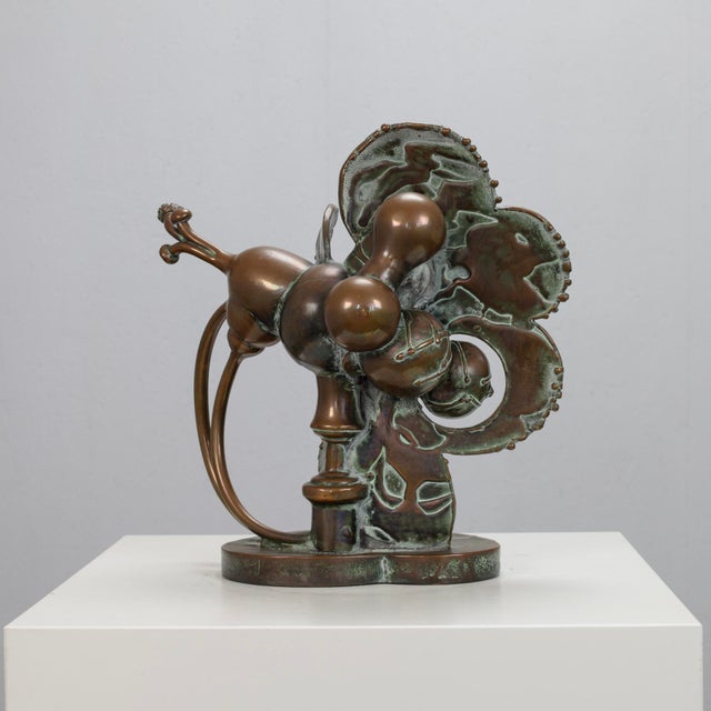 César Bailleux, Abstract Organic Sculpture, 1980s, Bronze For Sale - Image 4 of 11