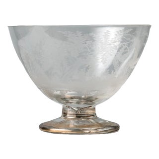 Antique Engraved Bowl, 19th Century For Sale