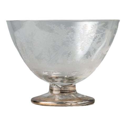 Antique Engraved Bowl, 19th Century For Sale