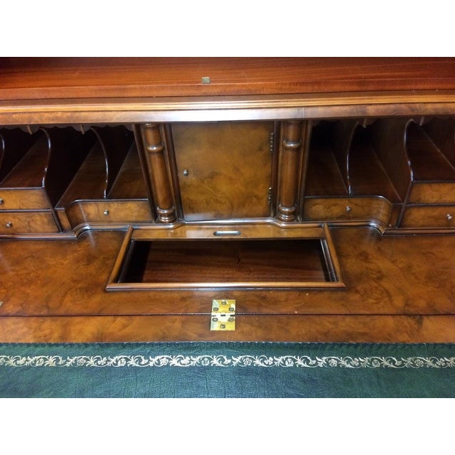 Vintage Secretary Desk, Double Bonnet Secretary Desk For Sale - Image 10 of 17