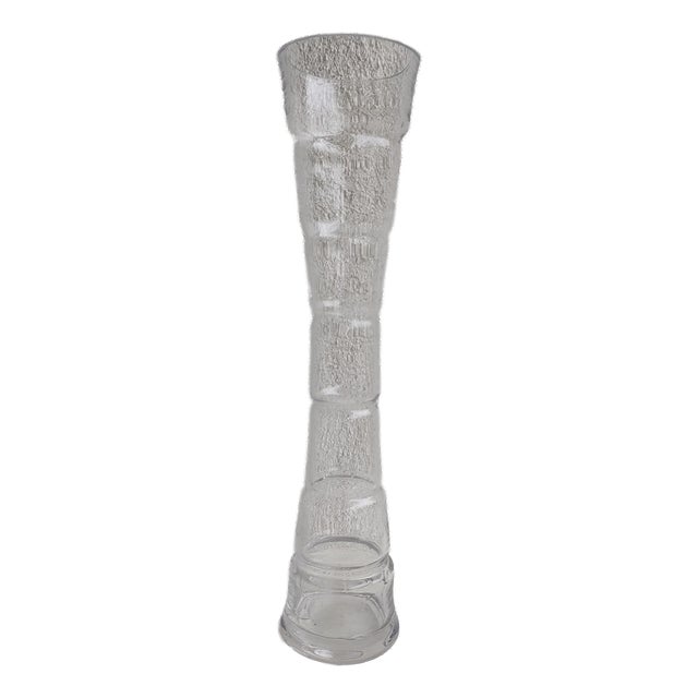 Tubular Vase by Olle Brozen for Kosta Boda, 1980s For Sale