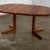 Mid-20th Century Scandinavian Modern Dining Table Solid Teak Round to Oval Expanding by Glostrup Mobelfabrik For Sale - Image 6 of 18