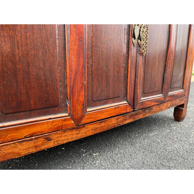 Antique Chinese Rosewood Chest of Drawers or Cabinet- Early 1900s For Sale - Image 12 of 12