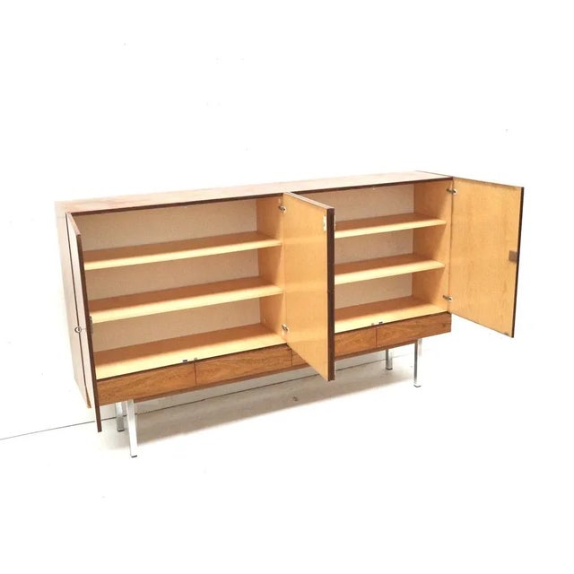 Mid-Century Modern Vintage Rosewood Sideboard by Leo Bub for Wertmöbel, 1960s For Sale - Image 3 of 8