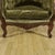 Louis Philippe Style Capitonne Armchairs in Carved Wood and Velvet, Late 19th Century, Set of 2 For Sale - Image 5 of 9