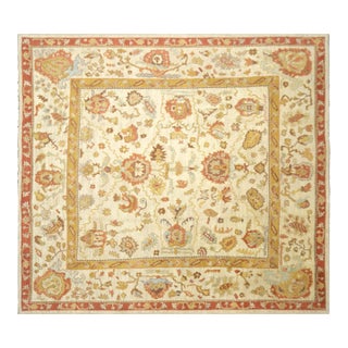 1920s Turkish Oushak Rug For Sale