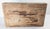19th Century Primitive Rustic Tool or Tote Tray in Verdigris Green Paint For Sale - Image 9 of 9