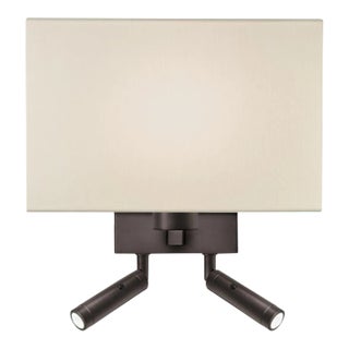 Black Bronze Led Focus Reading Light With Shade For Sale