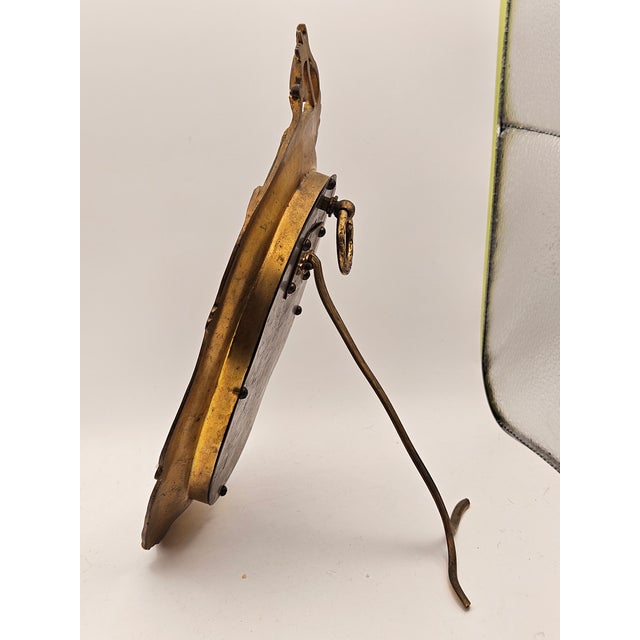 19th Century French Champleve Dressing Mirror For Sale - Image 4 of 5