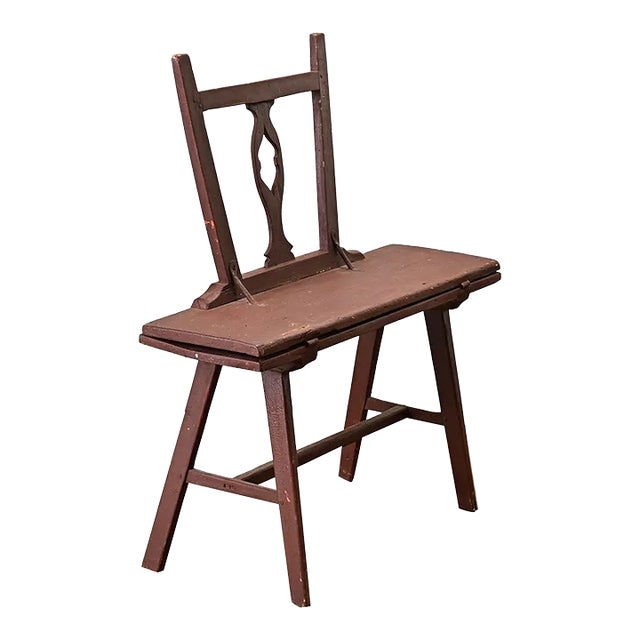 Dutch 19th Century Painted Metamorphic Chair-Table For Sale