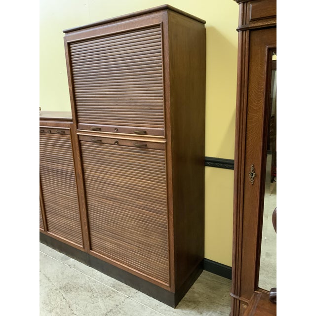 Oak Archive Cabinet, 1930s For Sale - Image 12 of 16