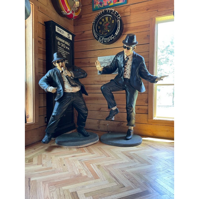Life-Size, Jake and Elwood Blues Brothers Fiberglass Figures For Sale - Image 9 of 9