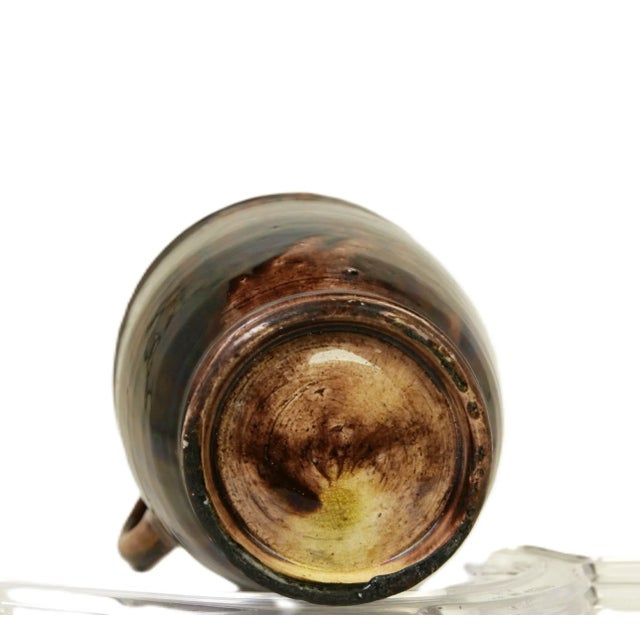 Chocolate French Savoie Farmhouse Pitcher, Mid-1800's For Sale - Image 8 of 9