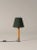 Contemporary Nickel and Green Básica M1 Table Lamp by Santiago Roqueta for Santa & Cole For Sale - Image 3 of 4