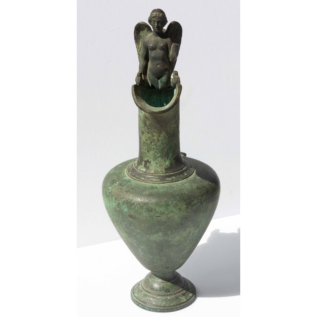 Bronze 19th C. Grand Tour Bronze Ancient Roman Ewer For Sale - Image 8 of 8