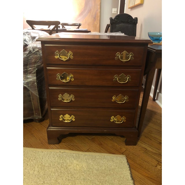 Henkel Harris Wild Black Cherry Dresser and Side Tables ...