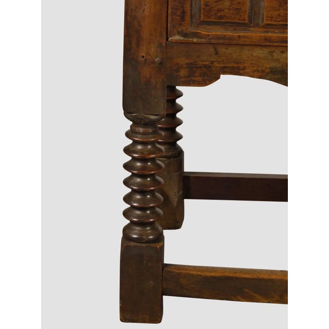 Wood 17th-C. Spanish Baroque Side Table For Sale - Image 7 of 12