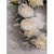 English White Roses & Sage Door Wreath 17" Flower Elegant Summer Spring Gorgeous For Sale - Image 12 of 17