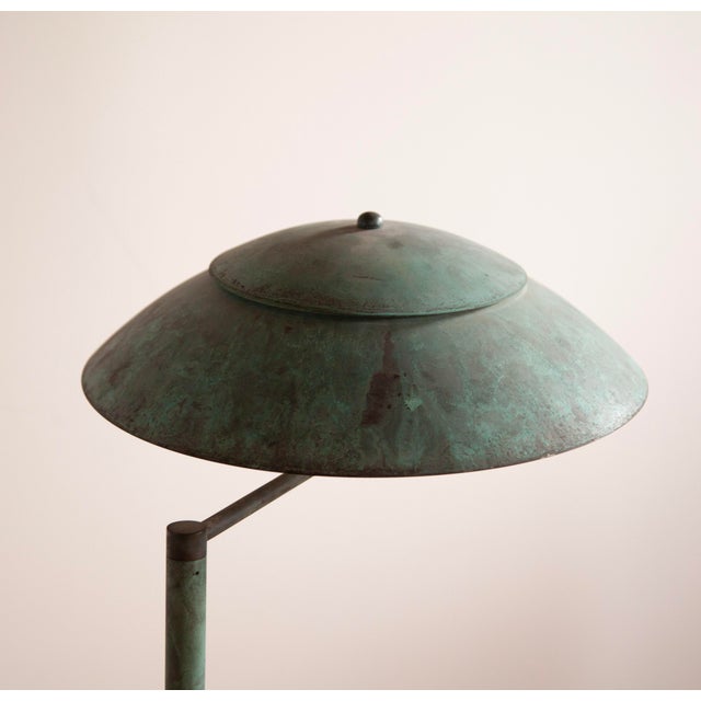 Poul Henningsen Style Metal Floor Lamp For Sale - Image 4 of 6