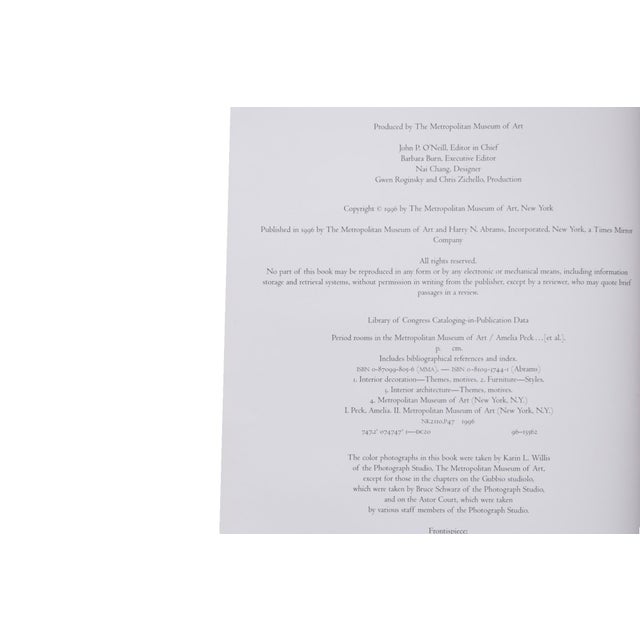 American Period Rooms in the Metropolitan Museum of Art For Sale - Image 3 of 7