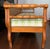 Late 19th Century Mid 19th Century Canadian Pine Upholstered Bench For Sale - Image 5 of 5