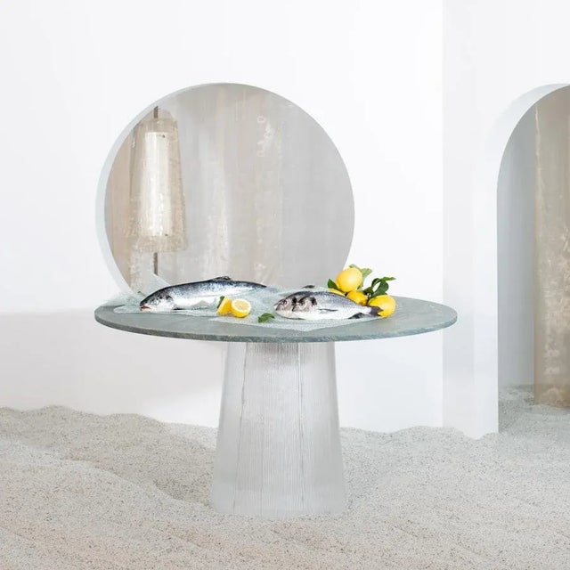 Contemporary Bent Dining Table by Sebastian Herkner for Pulpo For Sale - Image 3 of 7