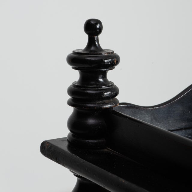19th Century 19th Century French Black Patinated Napoleon III Etagere France 1th Century For Sale - Image 5 of 14