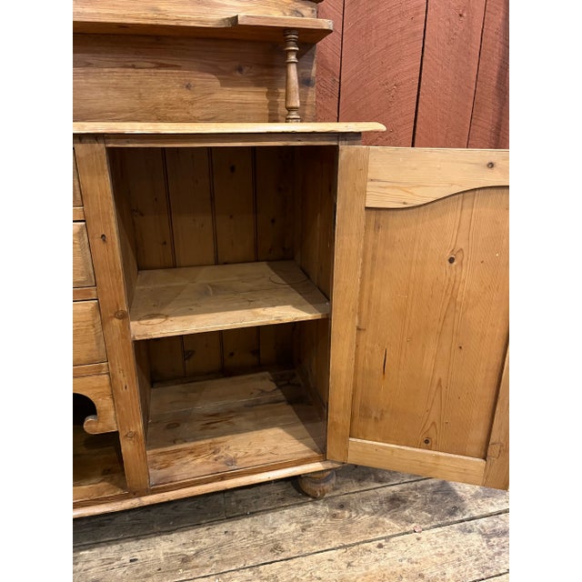 1900s Antique Country Pine Server For Sale - Image 10 of 12