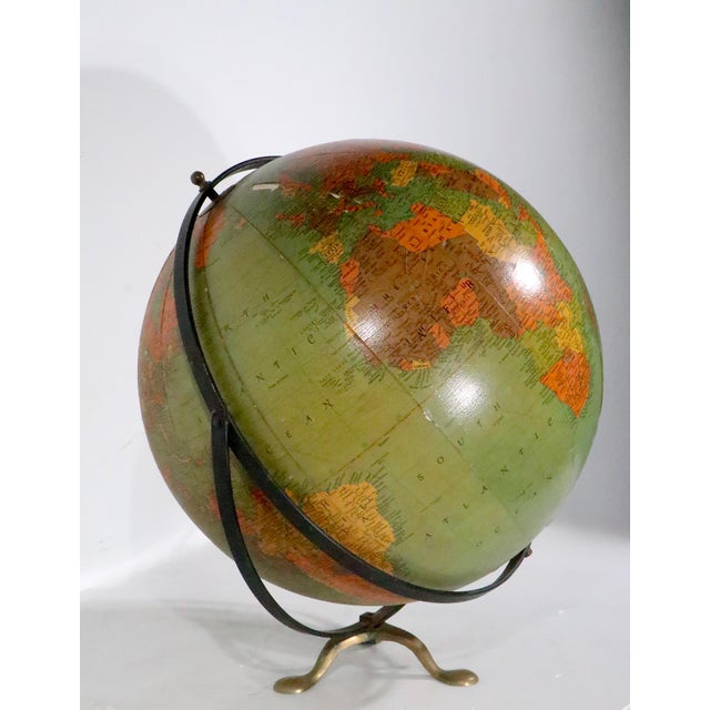 Vintage Replogle Globe on Stand For Sale - Image 15 of 18