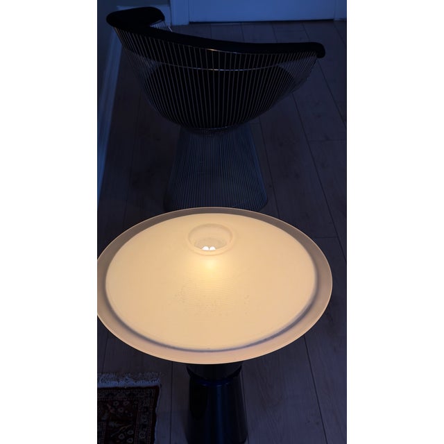 Silver Armchairs in Black Upholstery by Warren Platner for Knoll, 1950s, Set of 2 For Sale - Image 13 of 17