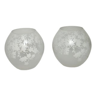 Crystal Table Lamps, Spain, 1990s, Set of 2 For Sale