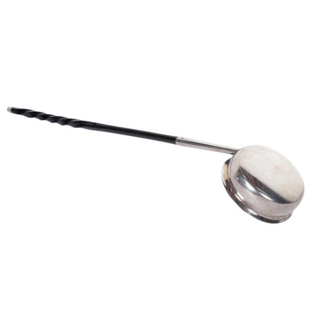 Antique American Sterling Silver & Baleen Georgian Punch Nog Toddy Ladle 1780 For Sale - Image 11 of 12