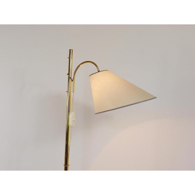 Vintage Adjustable Dornstab Brass Floor Lamp by Rupert Nikoll, 1950s For Sale - Image 14 of 18