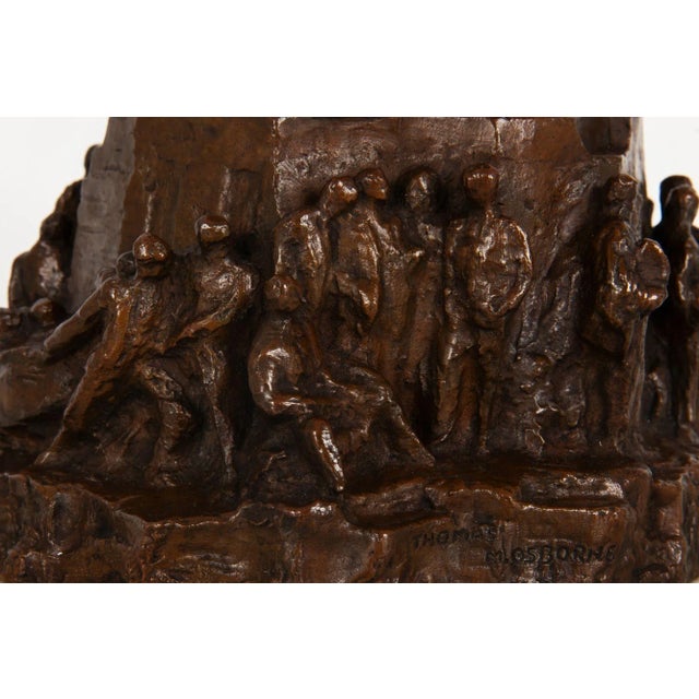 Rare American Bronze Sculpture of Prison Reformer Thomas Mott Osborne For Sale - Image 11 of 18