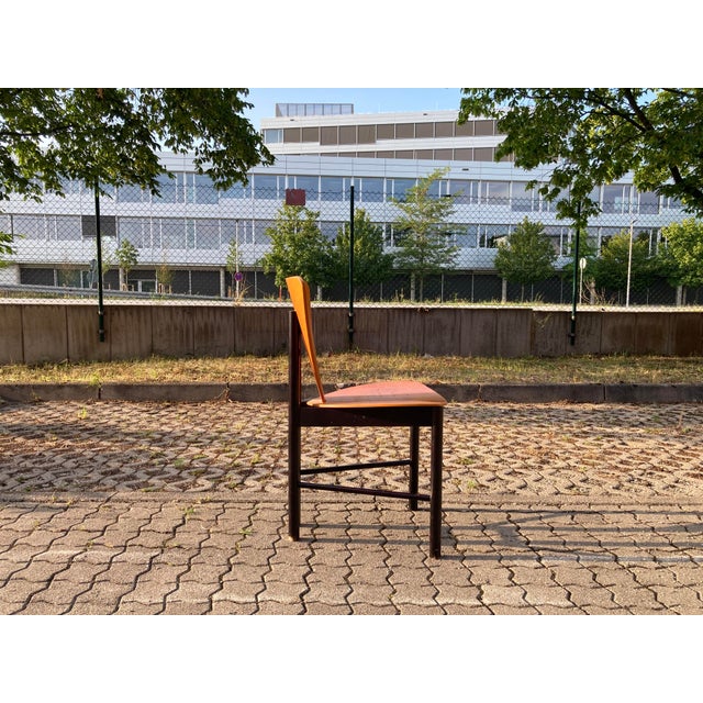 Italian Triangle Dining Chairs, 1980s, Set of 4 For Sale - Image 12 of 18