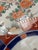 Large Antique Japanese Imari 18" Charger Platter 6 Panel. Hand Painted For Sale - Image 10 of 10