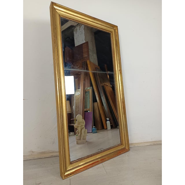 Antique Gilt Wall Mirror For Sale - Image 3 of 18