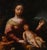 Baroque Italian School Artist, Holy Family with St. John the Baptist, 17th Century, Oil on Canvas, Framed For Sale - Image 3 of 6
