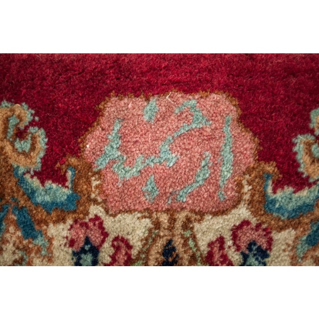 Middle Eastern Hand-Knotted Kerman Rug For Sale - Image 10 of 12