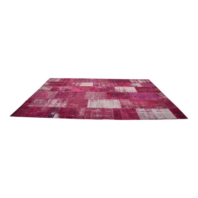 Vintage Anatolian Wool Carpet For Sale