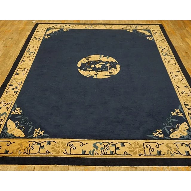 Antique Chinese Peking rug, size: 8'0"x9'9".