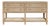 Matthew Izzo Home Richmond Cerused Oak Four Drawer Console Table With Open Cane Shelf For Sale