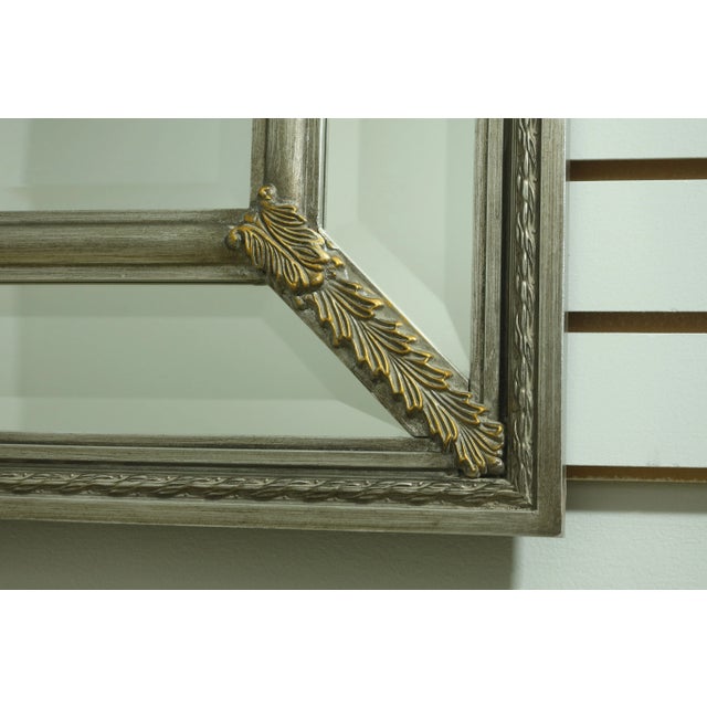 Bassett Silver Finish Rectangular Multi Panel Mirror For Sale In Philadelphia - Image 6 of 9